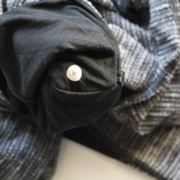 Lululemon Think Fast Pullover Coco Pique Black Size 4 Rulu - Picture 8 of 8